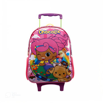 Mochila de rodinhas Infantil Os Chocolix